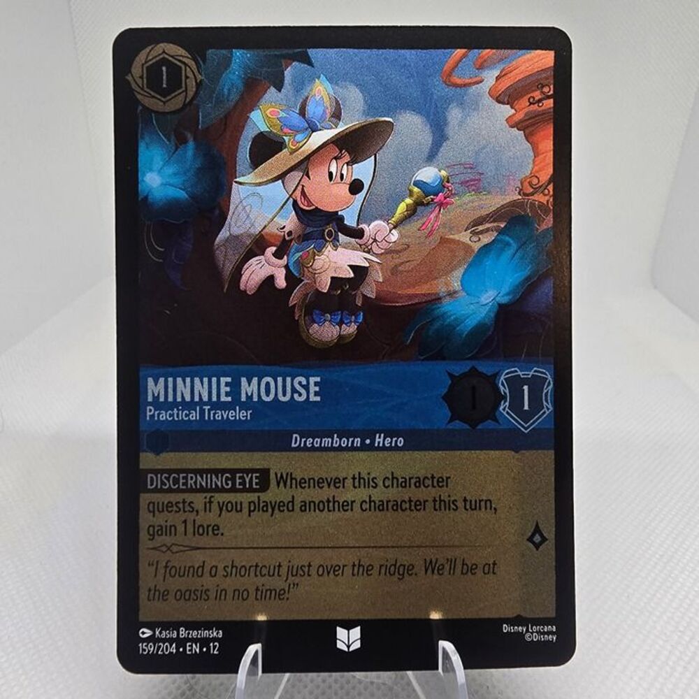 Minnie Mouse - Practical Traveler #159 Lorcana Wilds Unknown